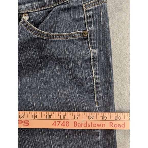 Tommy Hilfiger Jeans Womens Size 10 Blue Classic Bootcut American Hope Whiskers - Picture 6 of 16